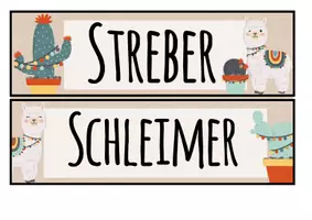 Vorschau - Poster - Türdeko Klassenzimmer | Lustige Klassenzimmer Deko Lama | Sekundarstufe Klasse 6 – 10 - Seite 3