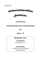 Vorschau - Stundenentwürfe - Szenisch-dialogische Texte IV - Klasse 10 (Digitale Unterrichtsreihe Deutsch) - Seite 1