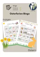 Vorschau - Spiele - Osterferien-Bingo (Ostern und Osterferien) - Deckblatt