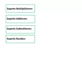 Vorschau - Unterrichtsreihen - Lerntheke Dezimalzahlen / Dezimalbrüche mit Rechenkette & Evaluation - Seite 1