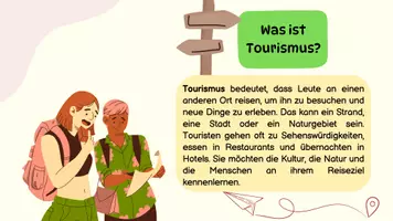 Vorschau - Präsentationen/Tafelbilder - Tourismus - Lernkarten zum Thema Tourismus, Touristen & Urlaub - Erdkunde für die Sek 1 - Seite 1