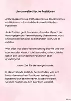 Vorschau - Unterrichtsreihen - Die umweltethischen Positionen (LB Mensch und Tier) - Seite 2