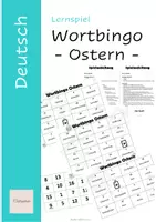 Vorschau - Spiele - Lernspiel "Wortbingo" Ostern - Deckblatt