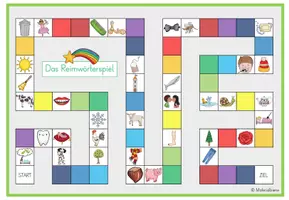 Vorschau - Spiele - Reimwörterpaare - Das Reimwörterspiel - Seite 1