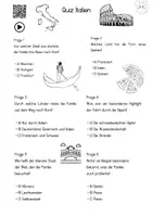 Vorschau - Arbeitsblätter - Geografie Europa Italien kostenlos Hörbuch und Quiz - Seite 1
