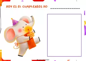 Vista previa - Hojas de trabajo - Felicita a tu compañero/a su cumpleaños - página 1