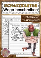 Vorschau - Arbeitsblätter - Wege auf der Schatzkarte beschreiben - Deckblatt
