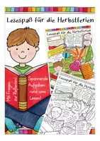 Vorschau - Arbeitsblätter - Lesespaß für die Herbstferien - Grundschule - Deckblatt