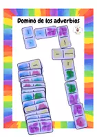 Vista previa - Juegos / Gamificación - Dominó de los adverbios - Portada