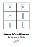 Aperçu - Jeux - Kit pédagogique : 87 cartes - Les lettres de l'alphabet en écriture capitale (MS-GS) - Page 2