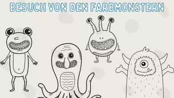 Vorschau - Stundenentwürfe - Die Welt der Farbmonster. Wasserfarbentechniken mit den Farbmonstern erproben und eine Farbmonsterwelt gestalten - Seite 2