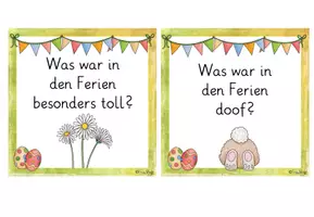 Vorschau - Aufgabenkarten - Erzählwürfel Osterferien - Seite 2