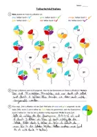 Vorschau - Arbeitsblätter - Teilbarkeitsregeln anhand von Luftballons - Seite 1