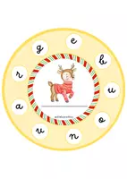 Vista previa - Refuerzo / NEE / Materiales de apoyo - Ruedas de palabras de Navidad - @alcoleconsilvia - página 3