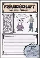 Vorschau - Arbeitsblätter - Was bedeutet Freundschaft? - Seite 1