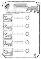 Vorschau - Arbeitsblätter - Schleichrechnen - wachsendes Paket - Mathe Klasse 1 und 2 - Seite 3