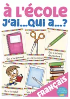 Vista previa - Juegos / Gamificación - a l' école juego francés J'ai ... Qui a? (en la escuela) - Portada