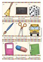 Vista previa - Juegos / Gamificación - a l' école juego francés J'ai ... Qui a? (en la escuela) - página 2