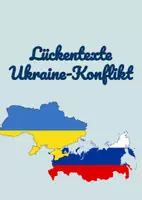 Vorschau - Stundenentwürfe - Lückentexte: Ukraine-Konflikt - Krieg Russland vs. Ukraine - Deckblatt