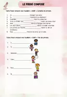 Vorschau - Arbeitsblätter - Passé composé: Übungsaufgaben (Roségold-Edition) - Seite 2