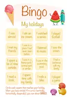Vorschau - Arbeitsblätter - Bingo: My holidays (editierbar) - Seite 2