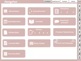 Vorschau - Lehrpläne/Lehrermaterial - BaWü Digitaler Lehrerkalender 2021/22 alt rosa interaktiv - Seite 2