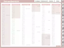 Vorschau - Lehrpläne/Lehrermaterial - BaWü Digitaler Lehrerkalender 2021/22 alt rosa interaktiv - Seite 3