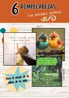 Vista previa - Decoración del aula - 6 Rompecabezas con Mensajes Positivos | Recurso para el Rincón de la Calma en Niños (6-12 años) - Portada