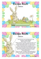Vorschau - Arbeitsblätter - Escape-Room Ostern 9 Deutsch-Rätsel Klasse 3/4 + Zusatz - Seite 2
