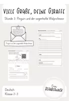 Vorschau - Unterrichtsreihen - Viele Grüße, Deine Giraffe - Stunde 3 - Deckblatt