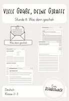 Vorschau - Unterrichtsreihen - Viele Grüße, Deine Giraffe - Stunde 8 - Deckblatt
