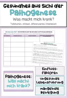 Vorschau - Arbeitsblätter - Pathogenese - Was macht mich krank? - Deckblatt