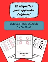 Aperçu - Apprentissages en autonomie - 12 cartes pour les lettres ovales (Alphabet en écriture capitale) MS GS - Page de couverture