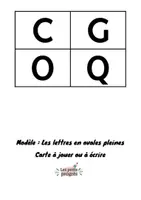 Aperçu - Apprentissages en autonomie - 12 cartes pour les lettres ovales (Alphabet en écriture capitale) MS GS - Page 2