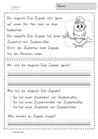 Vorschau - Arbeitsblätter - Lesesnacks Materialpaket - Seite 1