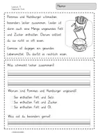 Vorschau - Arbeitsblätter - Lesetexte Klasse 1 und 2 - Kurze Lesesnacks 2 - Seite 1