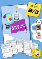 Vorschau - Arbeitsblätter - Was hilft mir bei der Kaufentscheidung? (Kriterien, Möglichkeiten der Hilfe, Selbsttest, Stiftung Warentest, Verbraucherzentralen) - Deckblatt