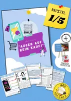 Vorschau - Arbeitsblätter - Wie beeinflusst die Werbung mein Kaufverhalten? (Kaufentscheidungsarten, Selbsttest zu impulsiven Kaufentscheidungen, AIDA-Formel, Verkaufstricks im Supermarkt) - Deckblatt