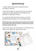 Vorschau - Spiele - Englisch Brettspiel - Englisch Body parts | Englisch Anfangsunterricht | warm up Englisch | Englisch Körperteile | Body parts Englisch Grundschule - Seite 2