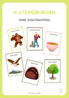 Vorschau - Präsentationen/Tafelbilder - 11 Atemübungen - Deckblatt