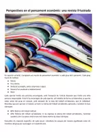 Vista previa - Hojas de trabajo - Perspectives en el pensament econòmic: una revista - Portada