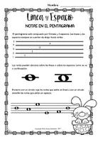 Vista previa - Hojas de trabajo - Actividades de Música Pascua | Lectura de Notas y Figuras - página 2