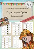 Vorschau - Fördermaterial/Inklusion - Magischer Zylinder, Umdrehkarten für Ergänzungsaufgaben - Deckblatt