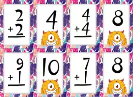Προεπισκόπηση - Flashcards - Κάρτες πρόσθεσης για αθροίσματα μέχρι το 20 - Σελίδα 2