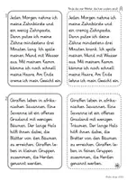 Vorschau - Arbeitsblätter - Texte lesen - 4 Unterschiede finden Teil 3 (2.-4. Klasse, Leseverständnis) - Seite 3