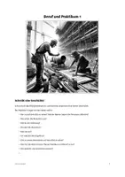 Vorschau - Arbeitsblätter - Beruf und Praktikum, 8 Arbeitsblätter mit anregenden Bildern, Impuls zum Schreiben - Seite 1