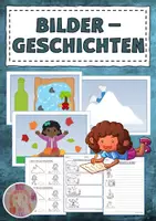 Vorschau - Arbeitsblätter - Bildergeschichten - Deckblatt