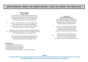Vorschau - Arbeitsblätter - Gedichtvergleich: Gryphius (Barock) vs Heym (Expressionismus) - Seite 2