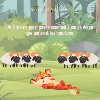 Aperçu - Affichage - Pensée Positive - Confiance en soi - La force du tigre - Page de couverture