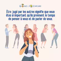 Aperçu - Affichage - Pensée Positive - Le jugement des autres - Confiance en soi - Page de couverture